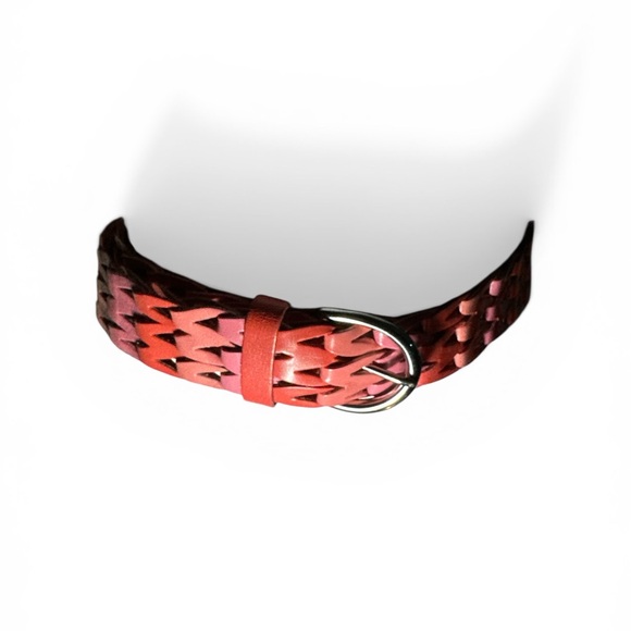 Sandwich Vintage Heavy Duty Wide Braided Thick Leather belt - Picture 5 of 7